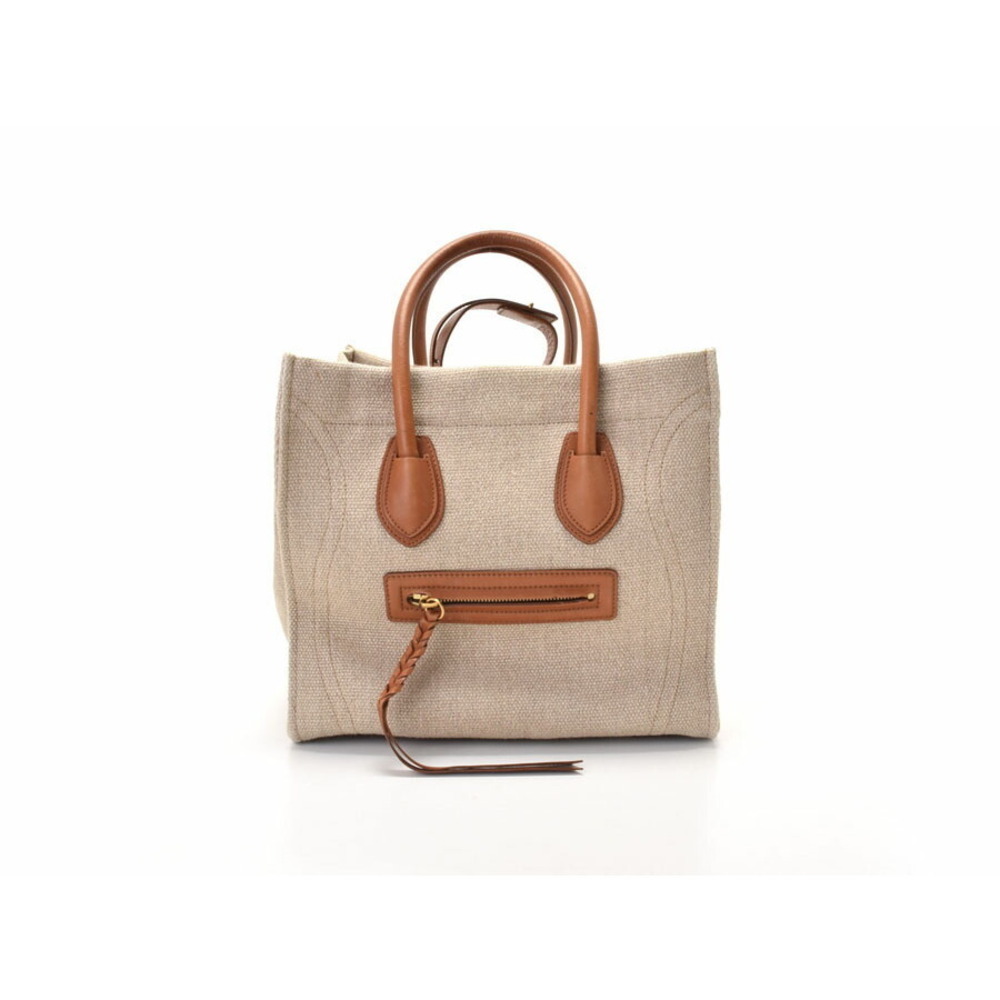 Celine Phantom Luggage Bag Beige Tan Brown Leather